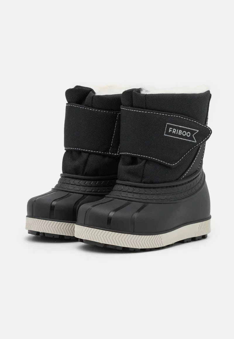 Friboo Niños Botas Para La Nieve - Black 4 Friboo Niños Botas Para La Nieve - Black - Imagen 2