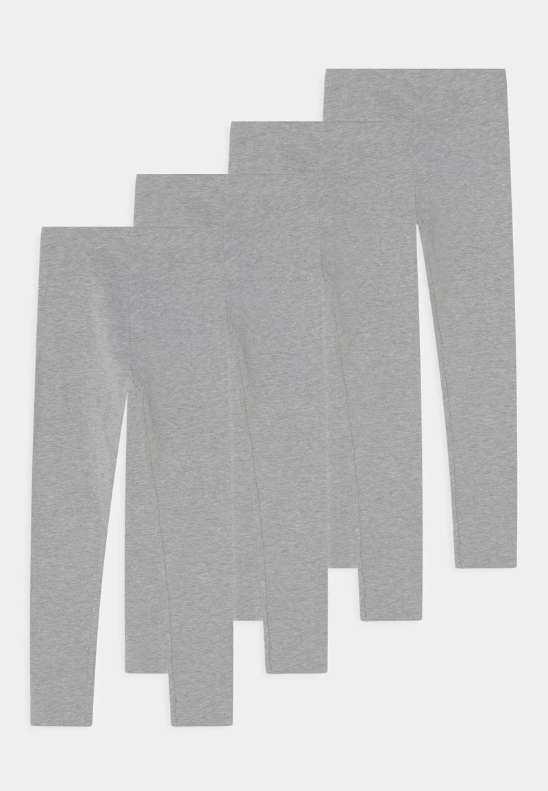 Friboo Niños BASIC GIRLS 4 PACK - Leggings - Grey 3 Friboo Niños BASIC GIRLS 4 PACK - Leggings - Grey