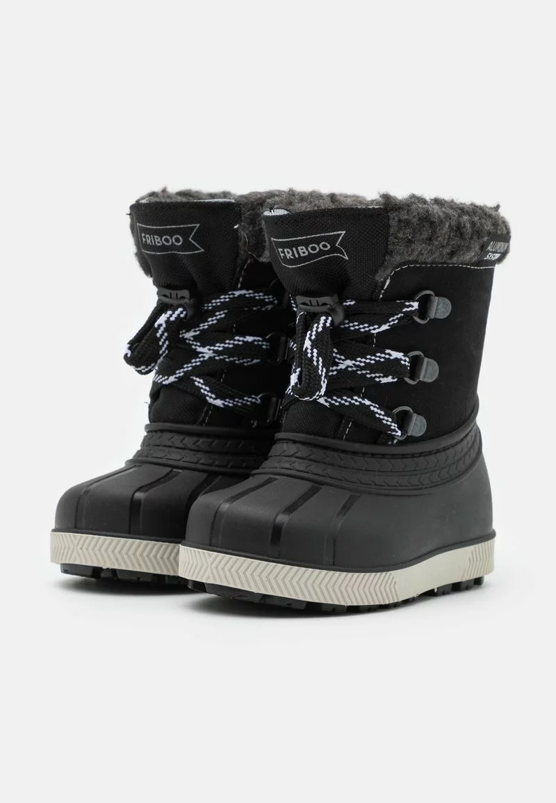 Friboo Niños Botas Para La Nieve - Black 4 Friboo Niños Botas Para La Nieve - Black - Imagen 2