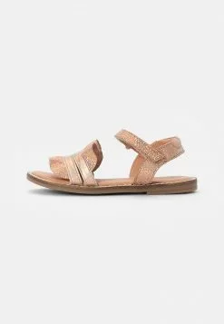 Friboo Niños LEATHER STRAPPY SANDALS - Sandalias - Rose Gold/coloured