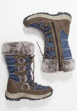 Friboo Niños Botas Para La Nieve - Brown