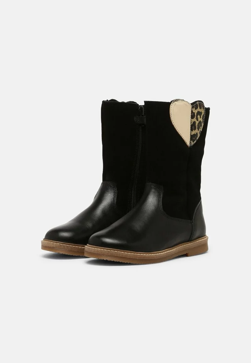 Friboo Niños LEATHER - Botas - Black 4 Friboo Niños LEATHER - Botas - Black - Imagen 2