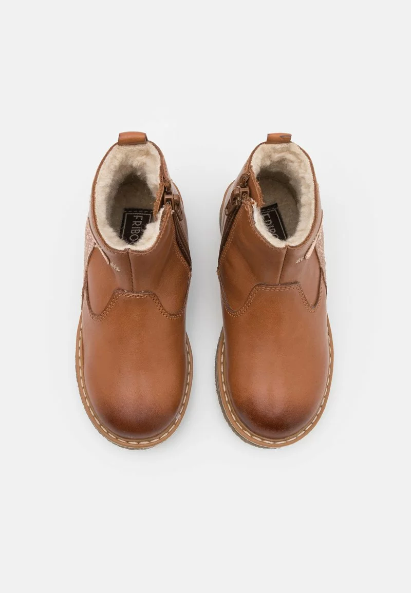 Friboo Niños LEATHER - Botines - Cognac 6 Friboo Niños LEATHER - Botines - Cognac - Imagen 4