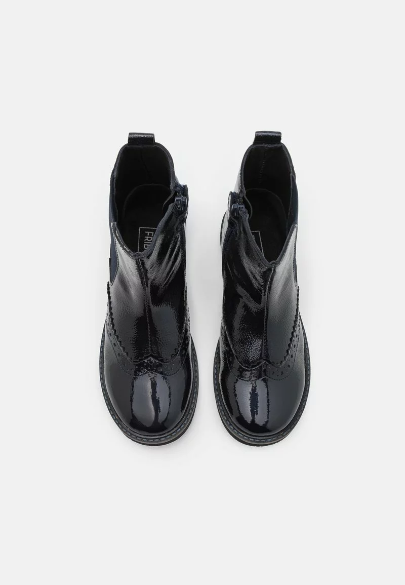 Friboo Niños LEATHER - Botines - Dark Blue 6 Friboo Niños LEATHER - Botines - Dark Blue - Imagen 4