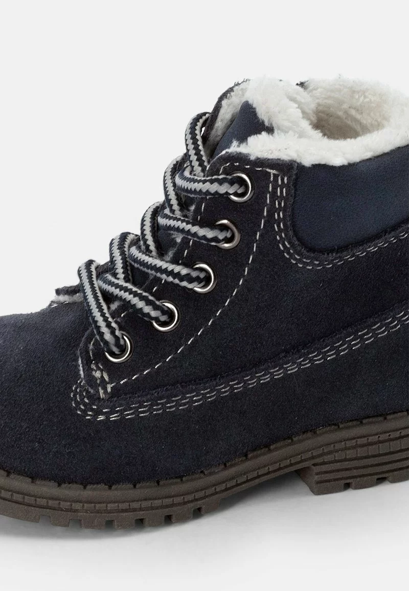 Friboo Niños LEATHER BOOTIES - Botines Con Cordones - Dark Blue 8 Friboo Niños LEATHER BOOTIES - Botines Con Cordones - Dark Blue - Imagen 6