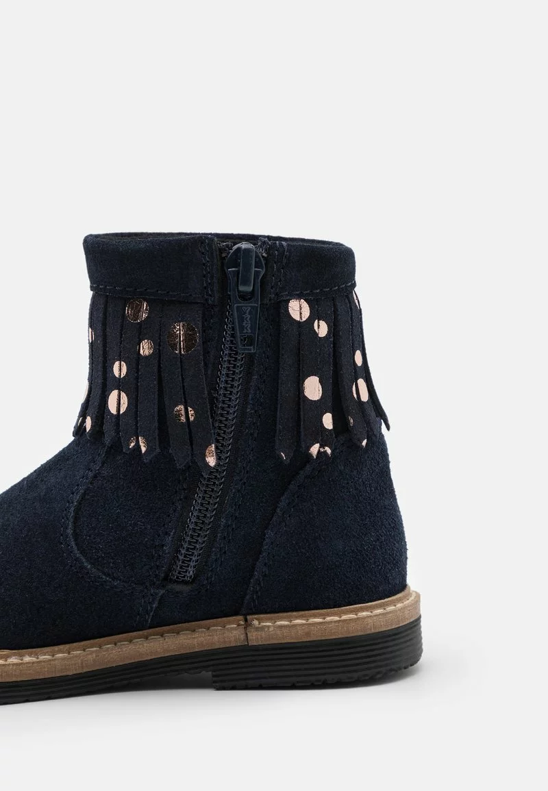 Friboo Niños LEATHER - Botines - Dark Blue 8 Friboo Niños LEATHER - Botines - Dark Blue - Imagen 6