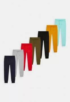 Friboo Unisexo UNISEX 7 PACK - Pantalones Deportivos - Multi-coloured/grey/red