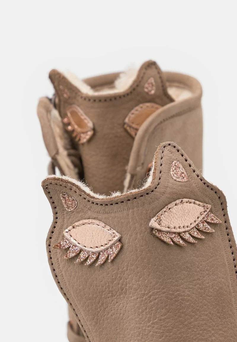 Friboo Niños LEATHER - Botas Con Cordones - Taupe 8 Friboo Niños LEATHER - Botas Con Cordones - Taupe - Imagen 6