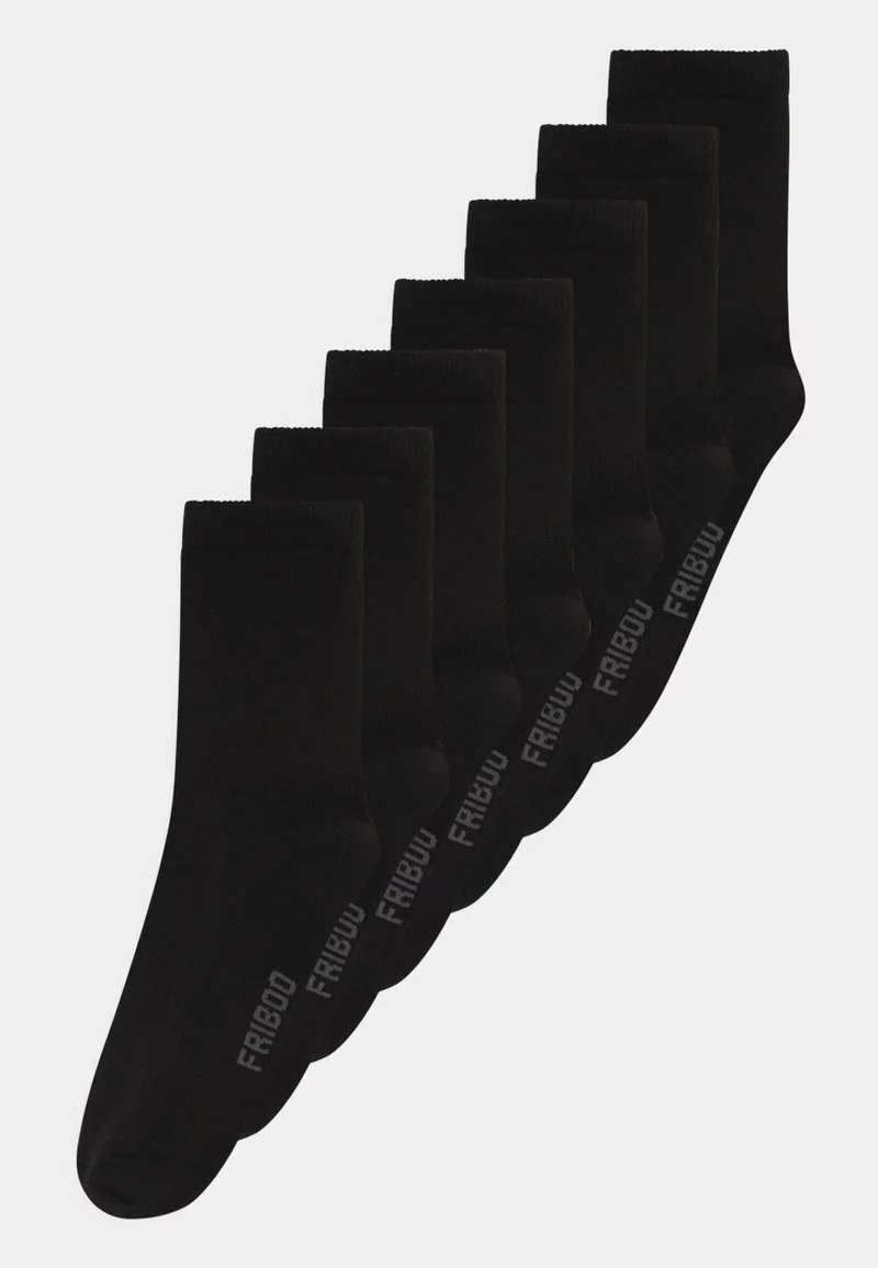 Friboo Unisexo 7 PACK UNISEX - Calcetines - Black 3 Friboo Unisexo 7 PACK UNISEX - Calcetines - Black
