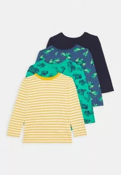 Friboo Hombre 4 PACK - Camiseta De Manga Larga - Yellow/dark Blue/green