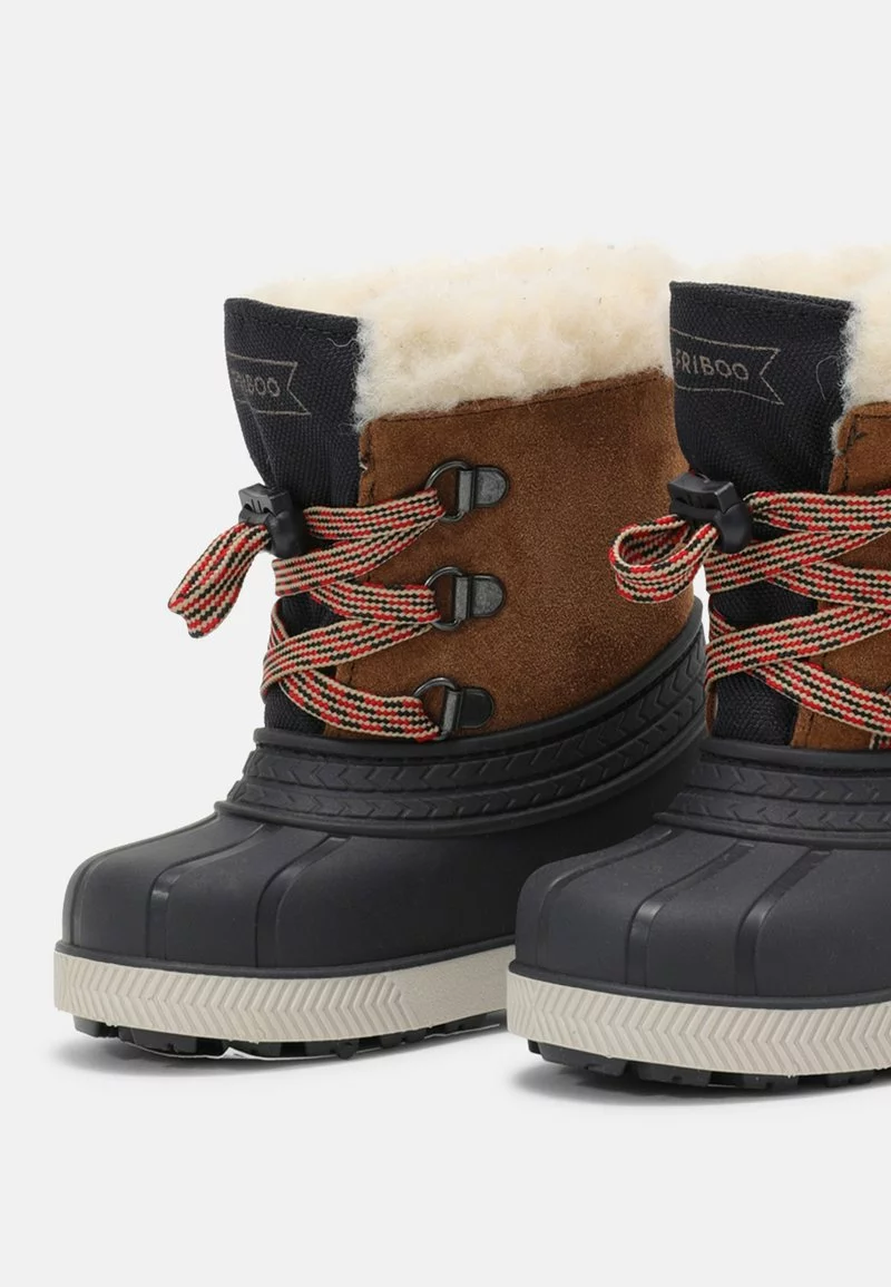 Friboo Niños LEATHER UNISEX - Botas Para La Nieve - Cognac 8 Friboo Niños LEATHER UNISEX - Botas Para La Nieve - Cognac - Imagen 6