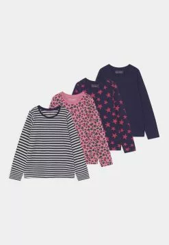 Friboo Niños GIRLS TEE 4 PACK - Camiseta De Manga Larga - Multi-coloured/pink/dark Blue