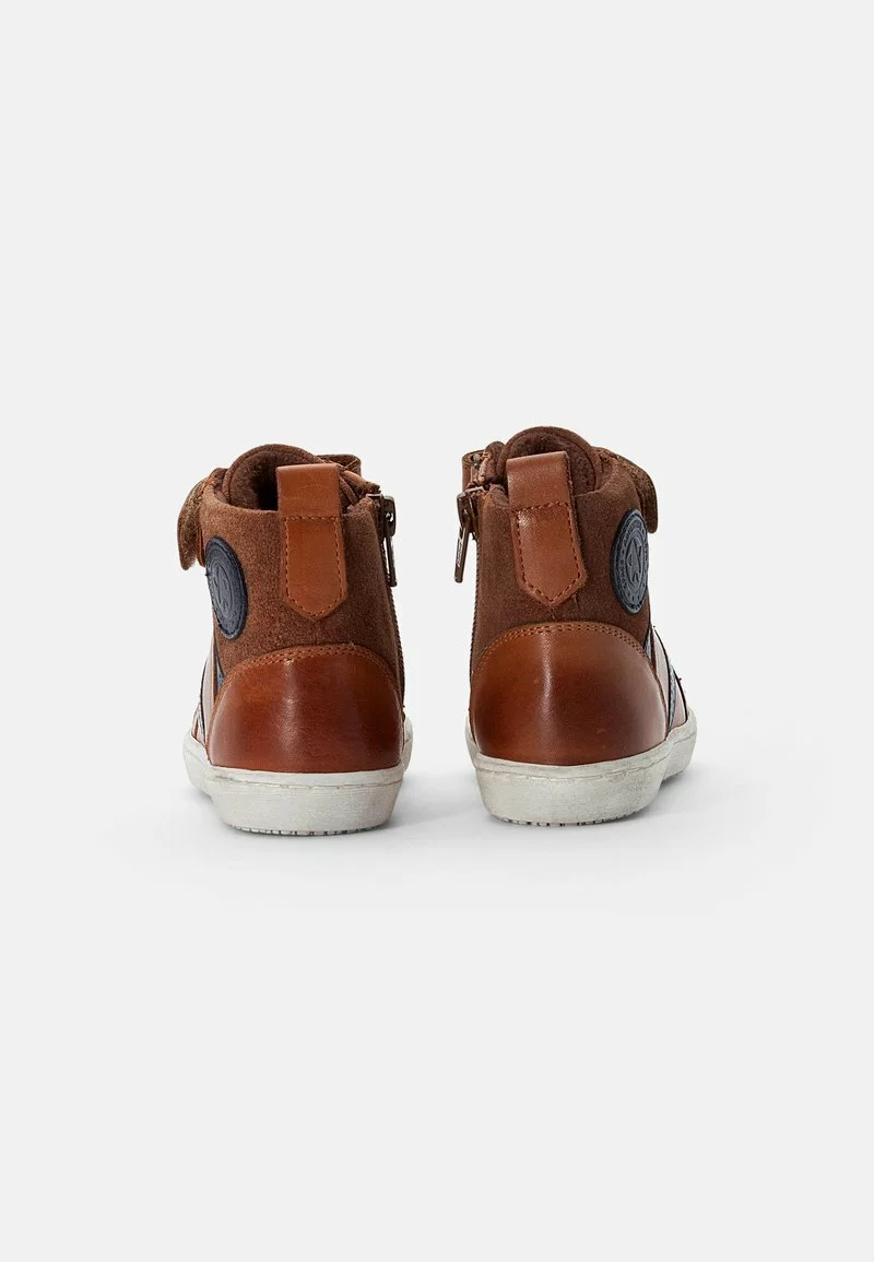 Friboo Niños LEATHER BOOTIES - Zapatillas Altas - Cognac 5 Friboo Niños LEATHER BOOTIES - Zapatillas Altas - Cognac - Imagen 3