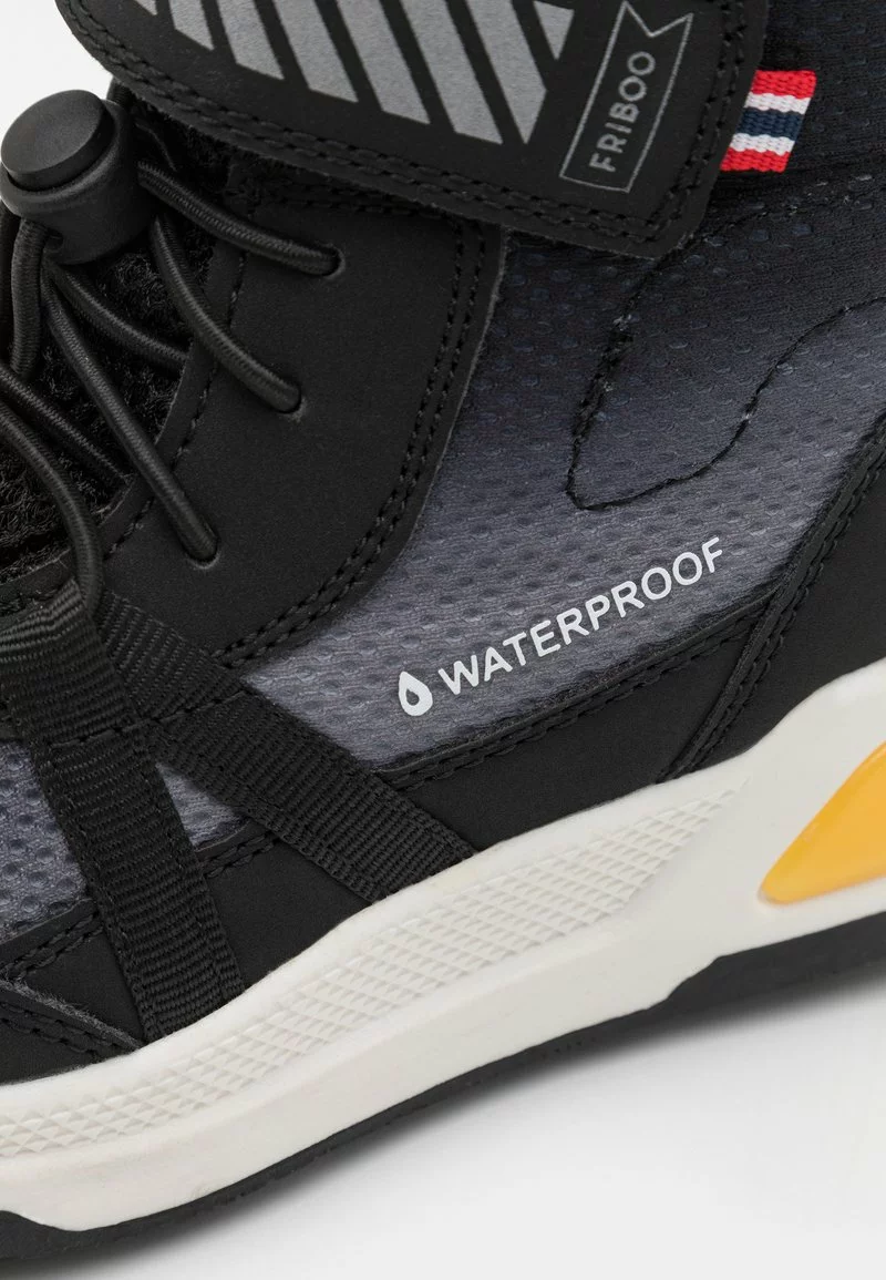 Friboo Niños Botines Con Cordones - Black 8 Friboo Niños Botines Con Cordones - Black - Imagen 6