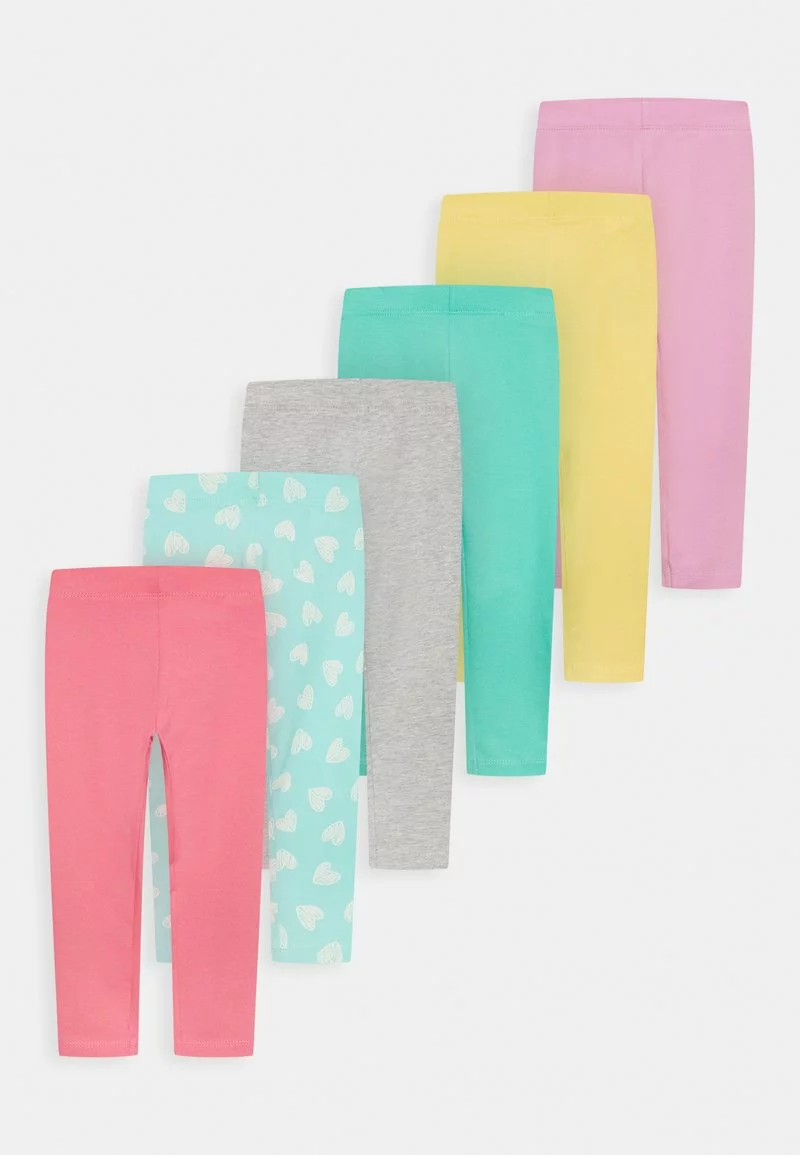Friboo Niños 7 PACK - Leggings - Multi Coloured/ight Pink/yellow 3 Friboo Niños 7 PACK - Leggings - Multi Coloured/ight Pink/yellow