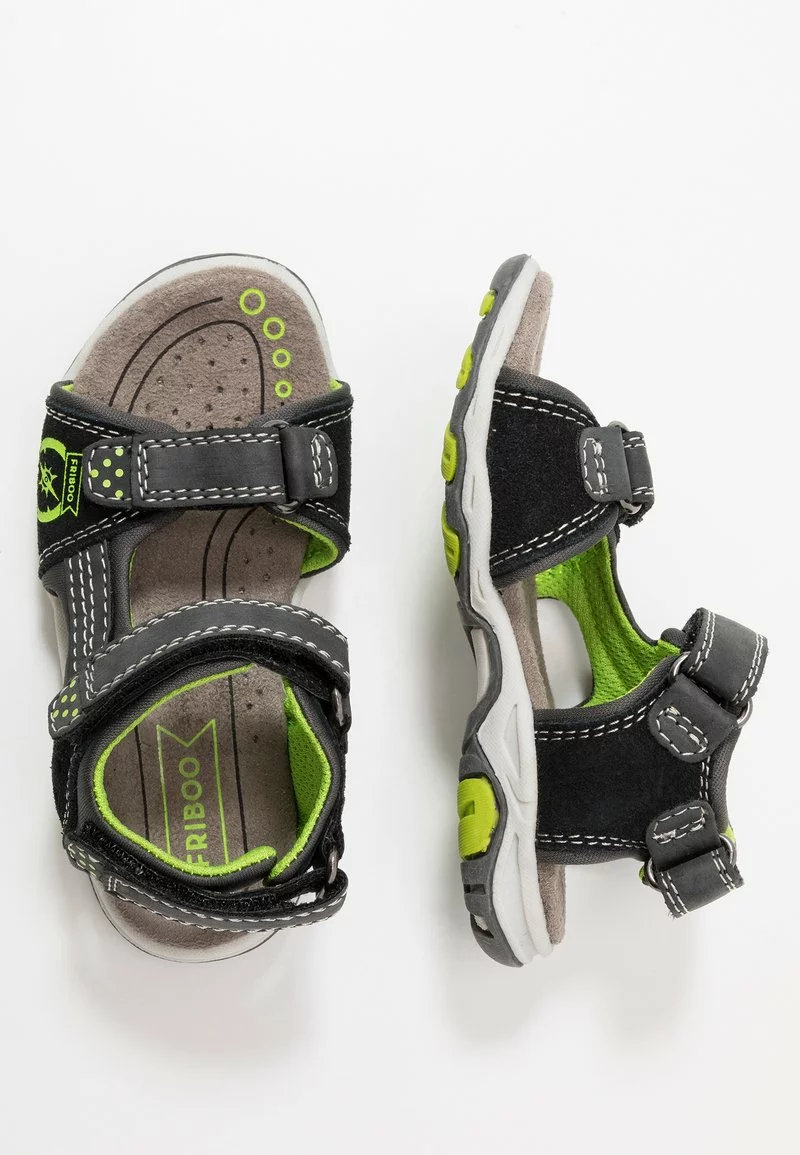 Friboo Niños LEATHER - Sandalias De Senderismo - Black 3 Friboo Niños LEATHER - Sandalias De Senderismo - Black