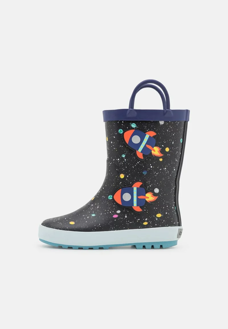 Friboo Niños Botas De Agua - Black 3 Friboo Niños Botas De Agua - Black