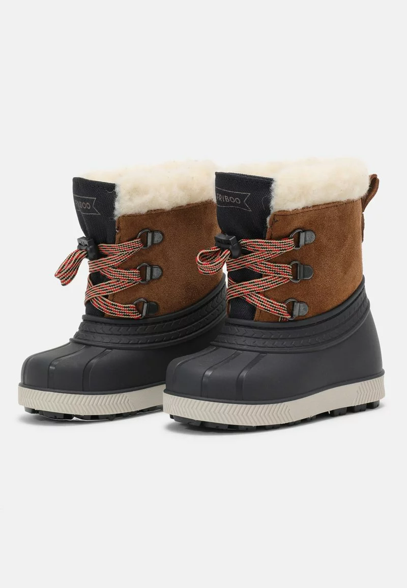 Friboo Niños LEATHER UNISEX - Botas Para La Nieve - Cognac 4 Friboo Niños LEATHER UNISEX - Botas Para La Nieve - Cognac - Imagen 2