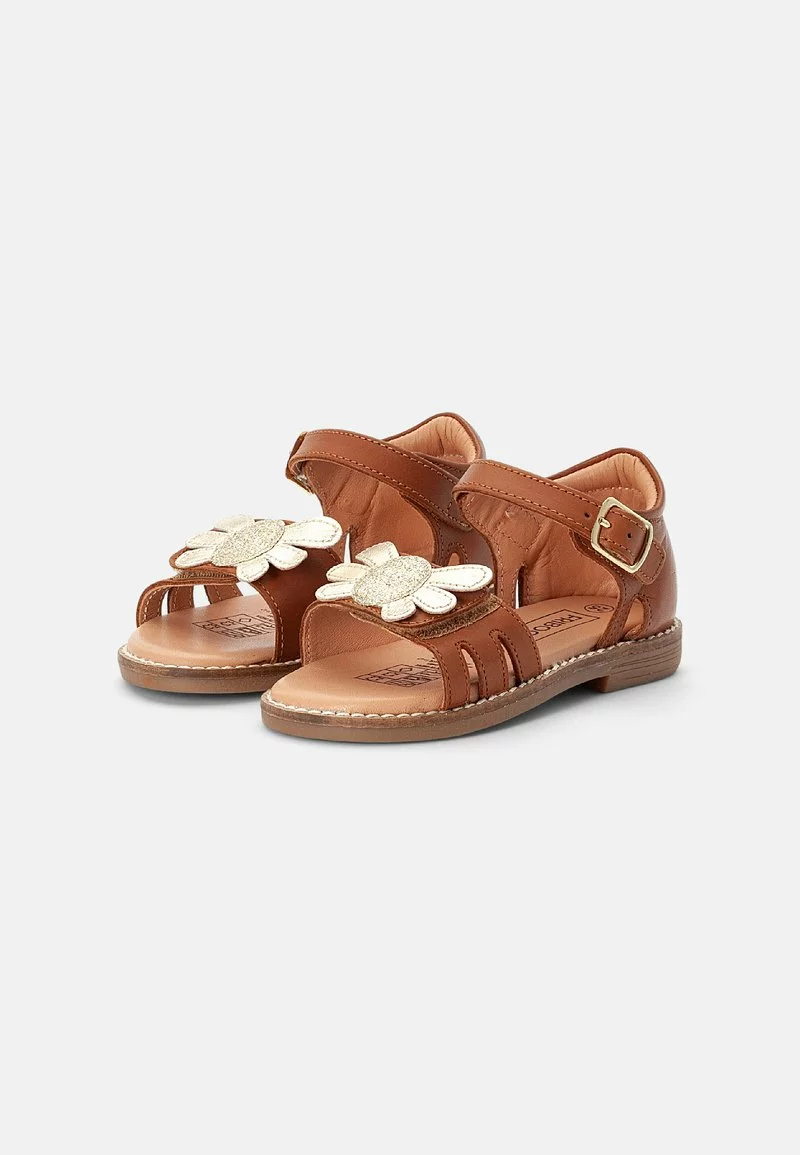 Friboo Niños LEATHER SANDALS - Sandalias - Gold/cognac 3 Friboo Niños LEATHER SANDALS - Sandalias - Gold/cognac