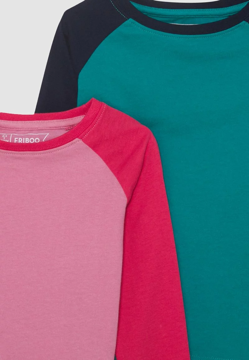 Friboo Niños 4 PACK - Camiseta De Manga Larga - Pink/dark Blue/turquoise 6 Friboo Niños 4 PACK - Camiseta De Manga Larga - Pink/dark Blue/turquoise - Imagen 4