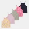 Friboo Niños STRAPPY VEST 5 PACK - Top - Multi-coloured/ Pink/ Yellow 1 Friboo Niños STRAPPY VEST 5 PACK - Top - Multi-coloured/ Pink/ Yellow -Tienda Friboo barata 982f31f4532540a6a0968130133a48bb