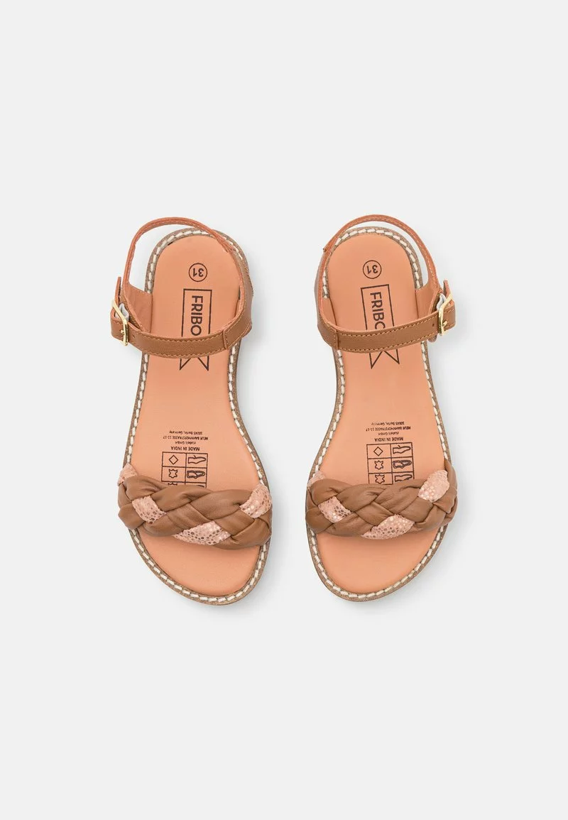 Friboo Niños LEATHER - Sandalias - Cognac 6 Friboo Niños LEATHER - Sandalias - Cognac - Imagen 4