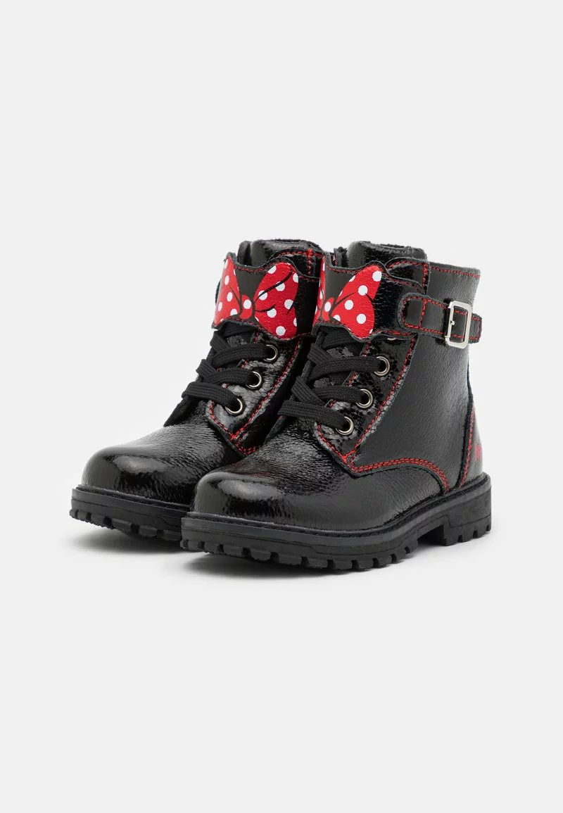 Friboo Niños MINNIE MOUSE - Botines Con Cordones - Black 4 Friboo Niños MINNIE MOUSE - Botines Con Cordones - Black - Imagen 2
