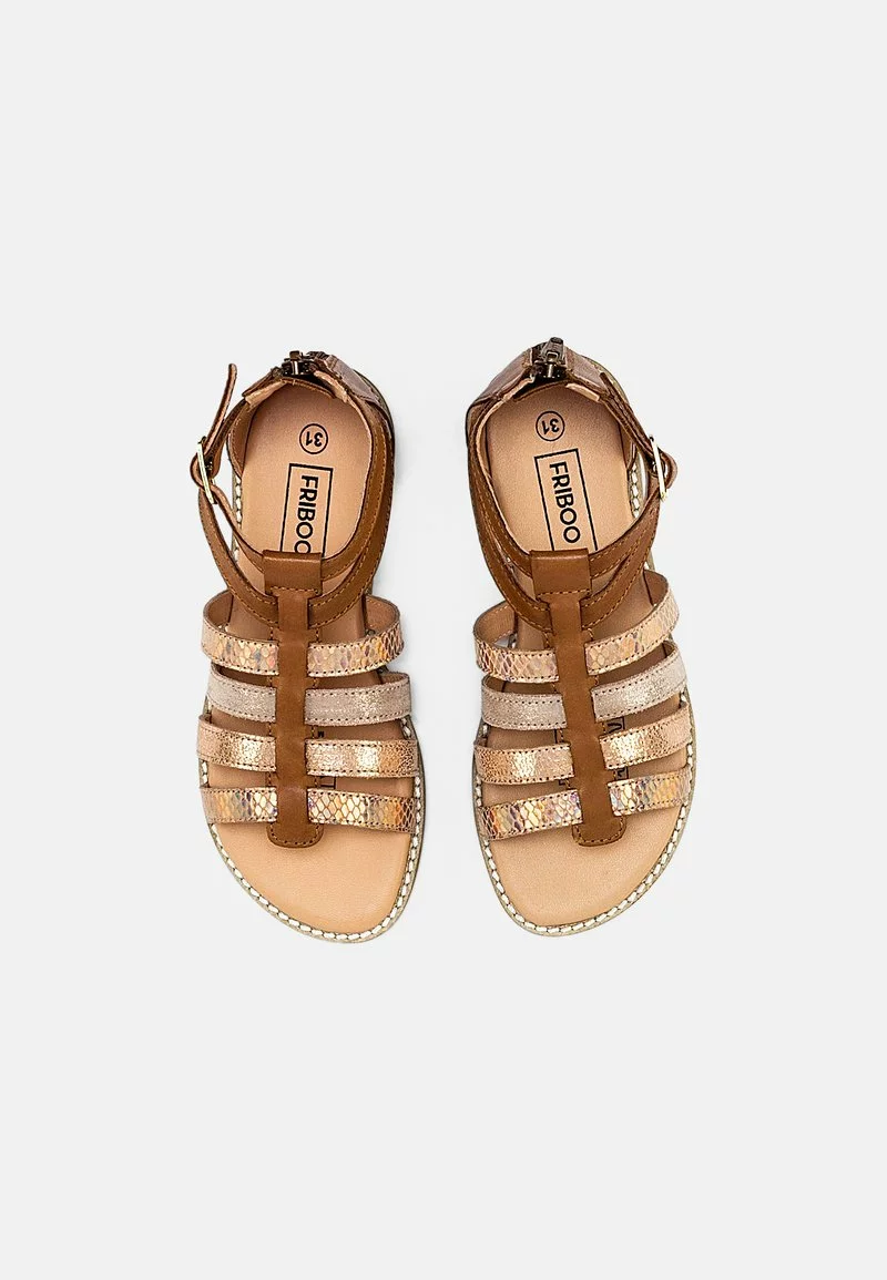 Friboo Niños LEATHER - Sandalias - Cognac 6 Friboo Niños LEATHER - Sandalias - Cognac - Imagen 4