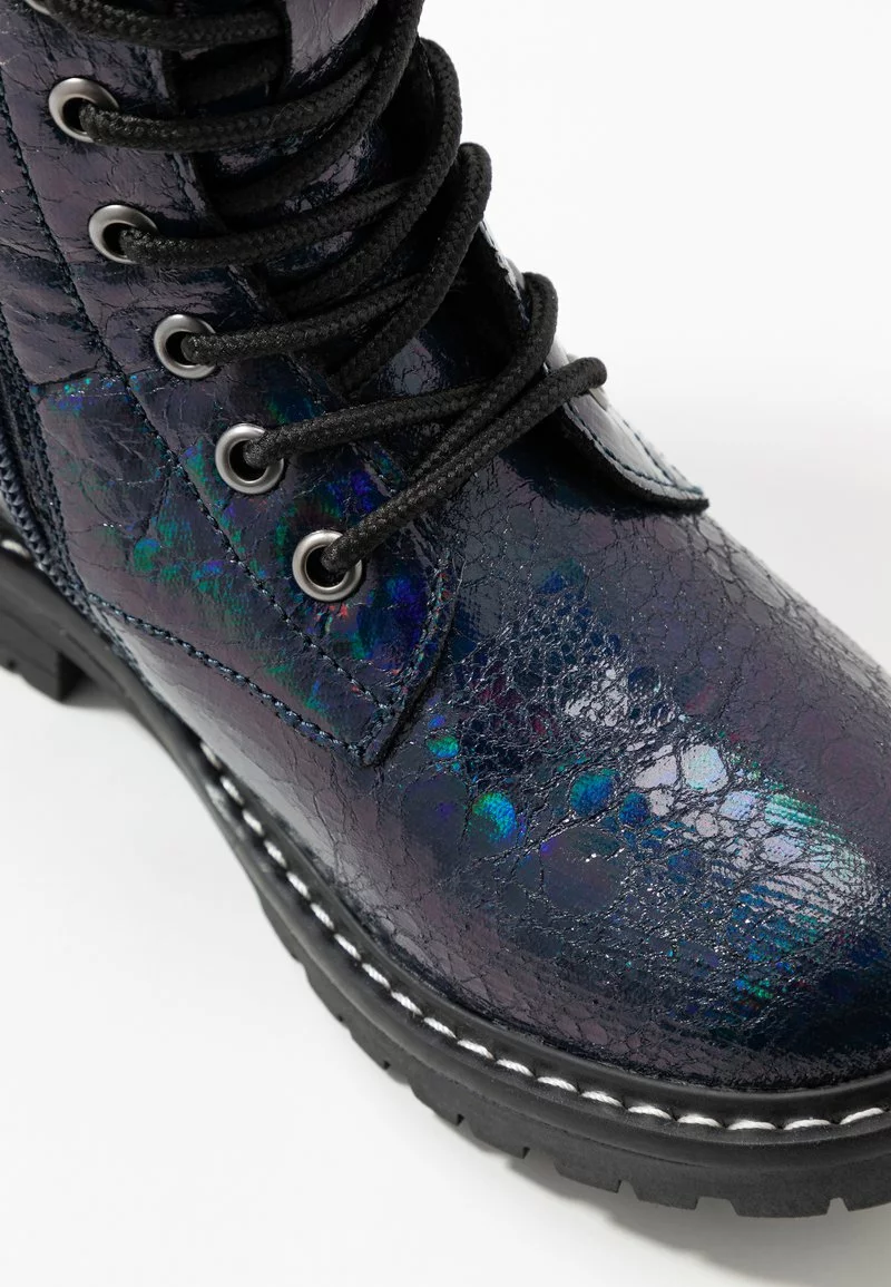 Friboo Niños Botines Con Cordones - Dark Blue 5 Friboo Niños Botines Con Cordones - Dark Blue - Imagen 3