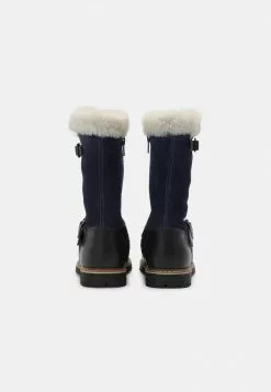 Friboo Niños LEATHER - Botas Para La Nieve - Dark Blue -Tienda Friboo barata a72b7412ff5b4d92bd1c8a0f8651579c