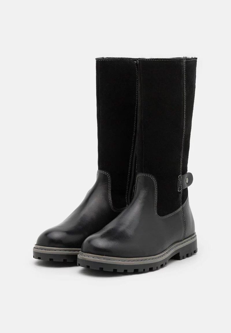 Friboo Niños LEATHER - Botas - Black 4 Friboo Niños LEATHER - Botas - Black - Imagen 2