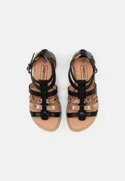 Friboo Niños LEATHER - Sandalias - Black -Tienda Friboo barata b81f342ff57545de9d1fbbf502a57b0f