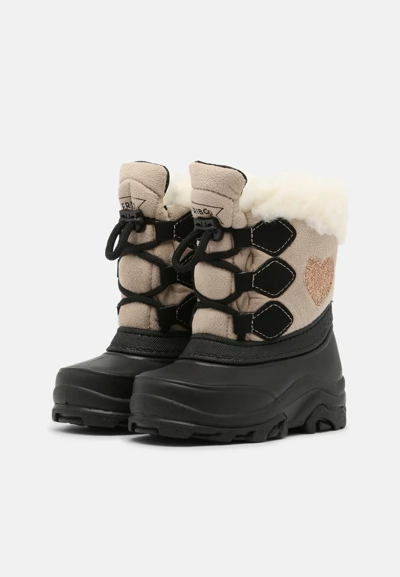 Friboo Niños Botas Para La Nieve - Beige 4 Friboo Niños Botas Para La Nieve - Beige - Imagen 2