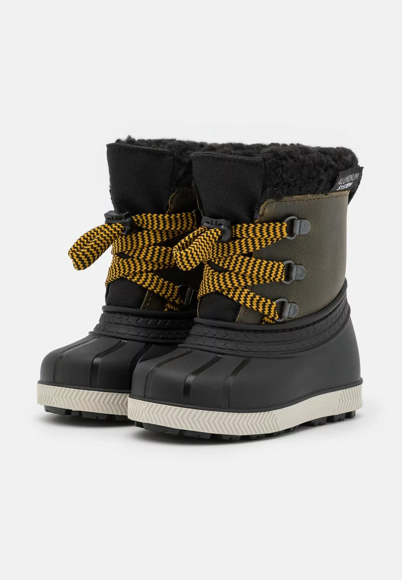 Friboo Niños Botas Para La Nieve - Khaki 4 Friboo Niños Botas Para La Nieve - Khaki - Imagen 2