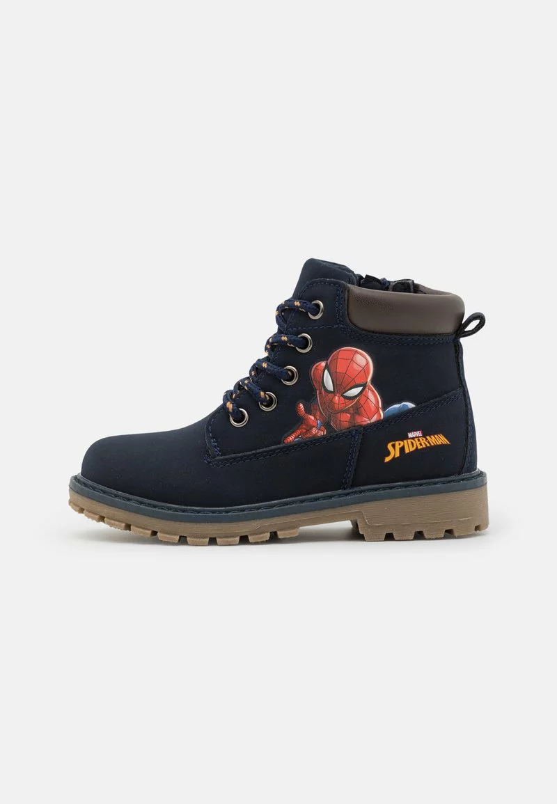 Friboo Unisexo SPIDERMAN - Botines Con Cordones - Dark Blue 3 Friboo Unisexo SPIDERMAN - Botines Con Cordones - Dark Blue