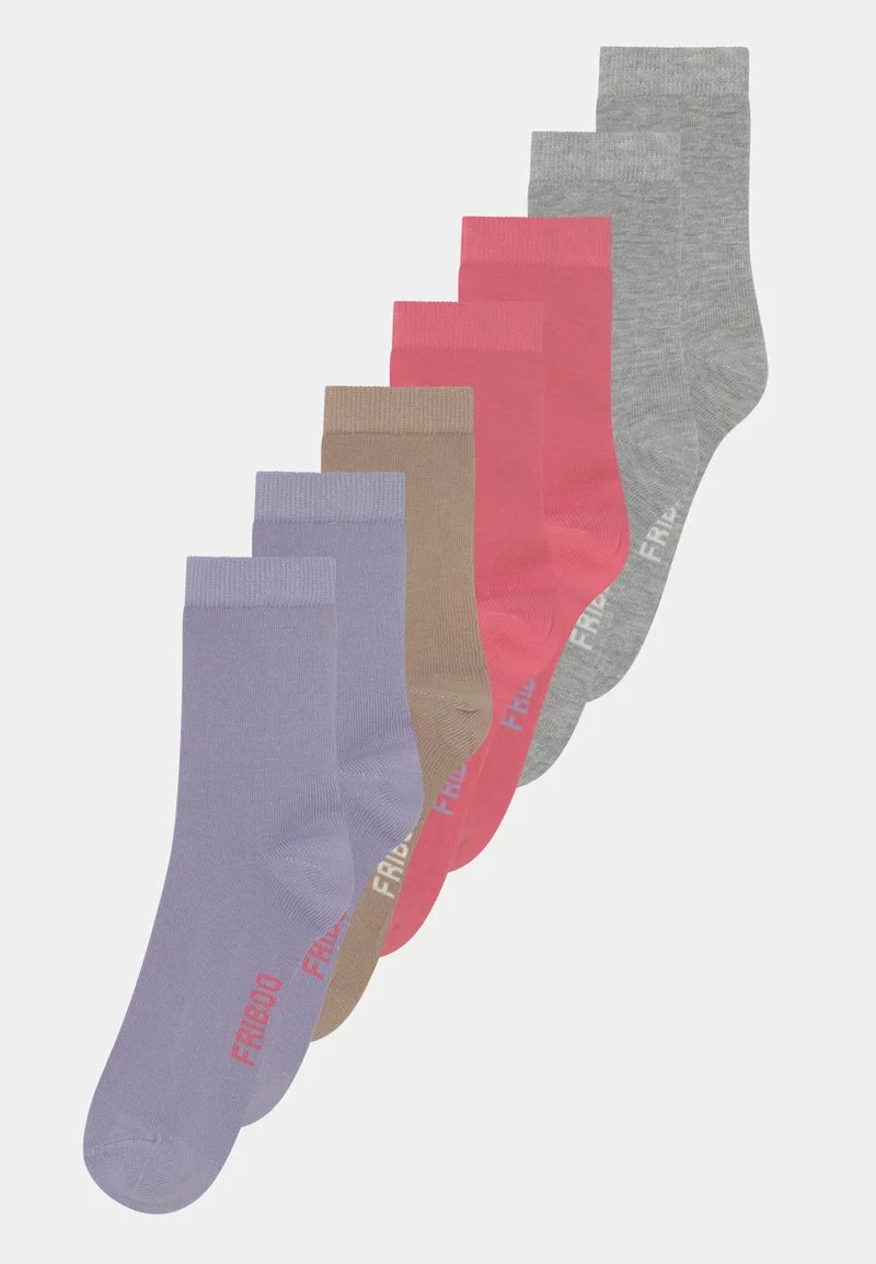Friboo Niños 7 PACK - Calcetines - Grey/red/khaki 3 Friboo Niños 7 PACK - Calcetines - Grey/red/khaki