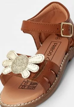 Friboo Niños LEATHER SANDALS - Sandalias - Gold/cognac 13 Friboo Niños LEATHER SANDALS - Sandalias - Gold/cognac -Tienda Friboo barata cb398e99da0d4b11a958f53e90d12c9f