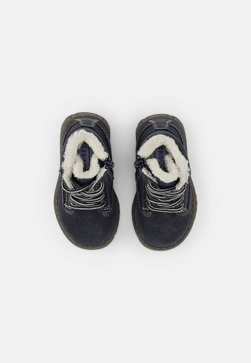 Friboo Niños LEATHER BOOTIES - Botines Con Cordones - Dark Blue 6 Friboo Niños LEATHER BOOTIES - Botines Con Cordones - Dark Blue - Imagen 4