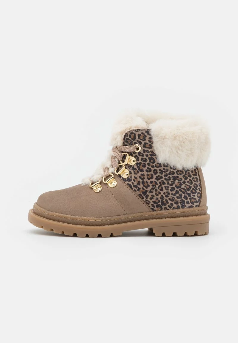 Friboo Niños LEATHER - Botines Con Cordones - Nude 3 Friboo Niños LEATHER - Botines Con Cordones - Nude