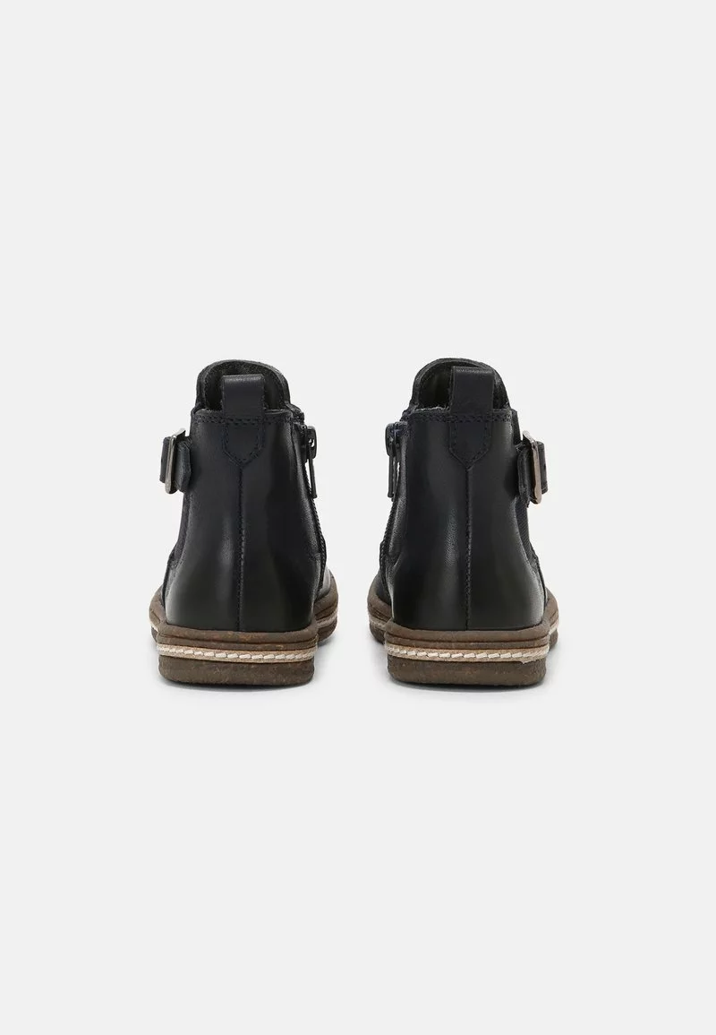 Friboo Unisexo LEATHER BOOTIES - Botines - Dark Blue 5 Friboo Unisexo LEATHER BOOTIES - Botines - Dark Blue - Imagen 3