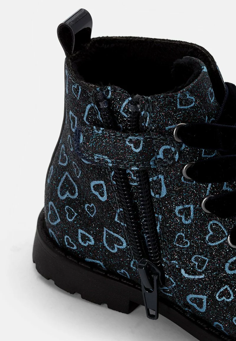 Friboo Niños Botines Con Cordones - Dark Blue 8 Friboo Niños Botines Con Cordones - Dark Blue - Imagen 6