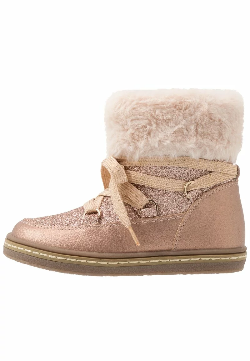Friboo Niños Botines Con Cordones - Rose Gold 4 Friboo Niños Botines Con Cordones - Rose Gold - Imagen 2