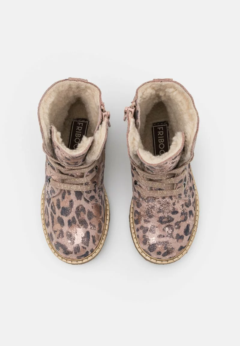 Friboo Niños LEATHER - Botines Con Cordones - Rose Gold 6 Friboo Niños LEATHER - Botines Con Cordones - Rose Gold - Imagen 4