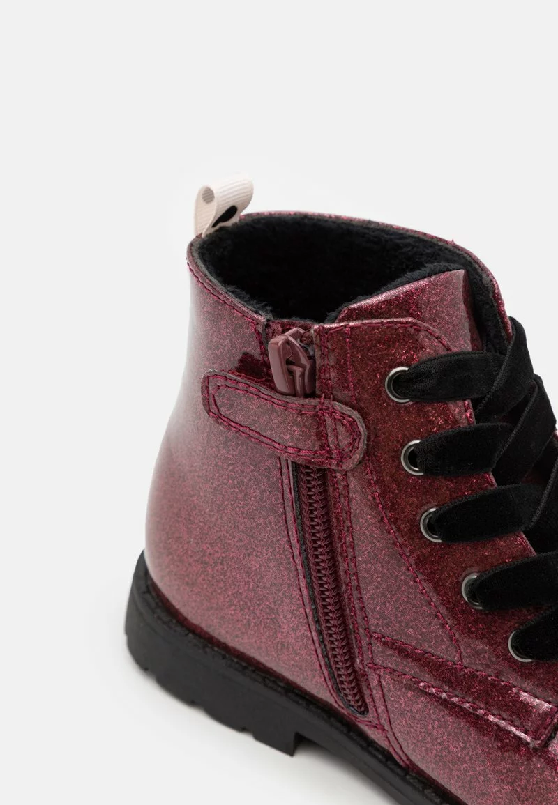 Friboo Niños Botines Con Cordones - Bordeaux 8 Friboo Niños Botines Con Cordones - Bordeaux - Imagen 6