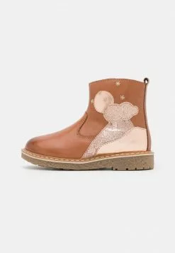 Friboo Niños LEATHER - Botines - Cognac