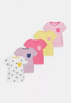 Tienda Friboo barata 22 Friboo Niños POCKET TEE 5 PACK - Camiseta Estampada - Multi Coloured/white/yellow