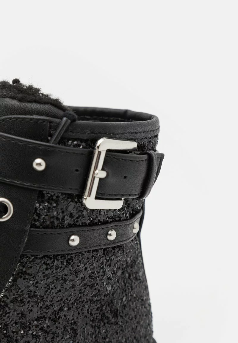 Friboo Niños Botines Con Cordones - Black 8 Friboo Niños Botines Con Cordones - Black - Imagen 6