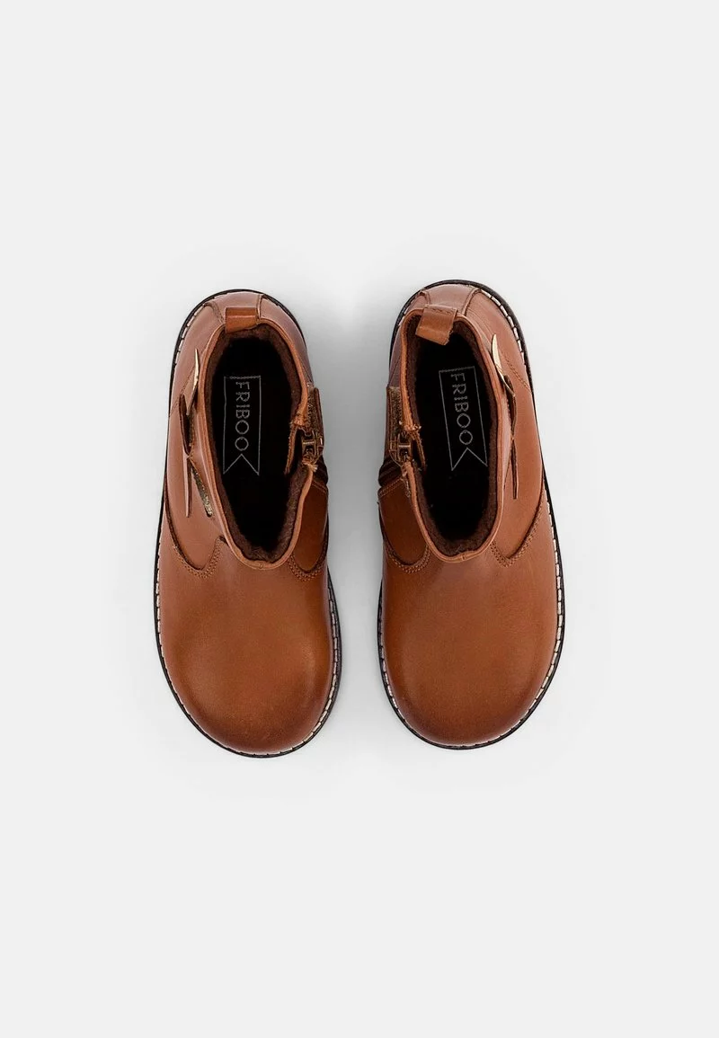 Friboo Niños LEATHER BOOTIES - Botines - Cognac 6 Friboo Niños LEATHER BOOTIES - Botines - Cognac - Imagen 4